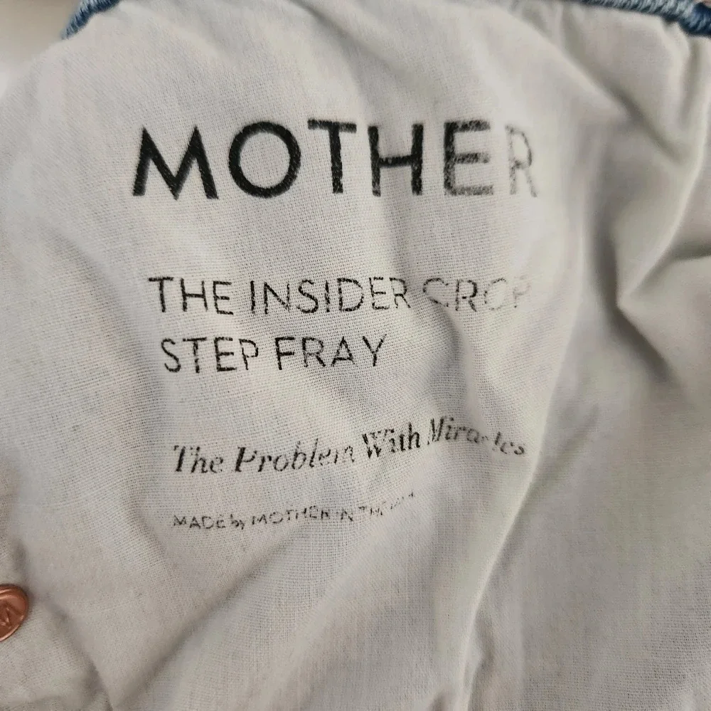 MOTHER Superior | The Insider Crop Step Fray in Problem With Miracles - Size 26